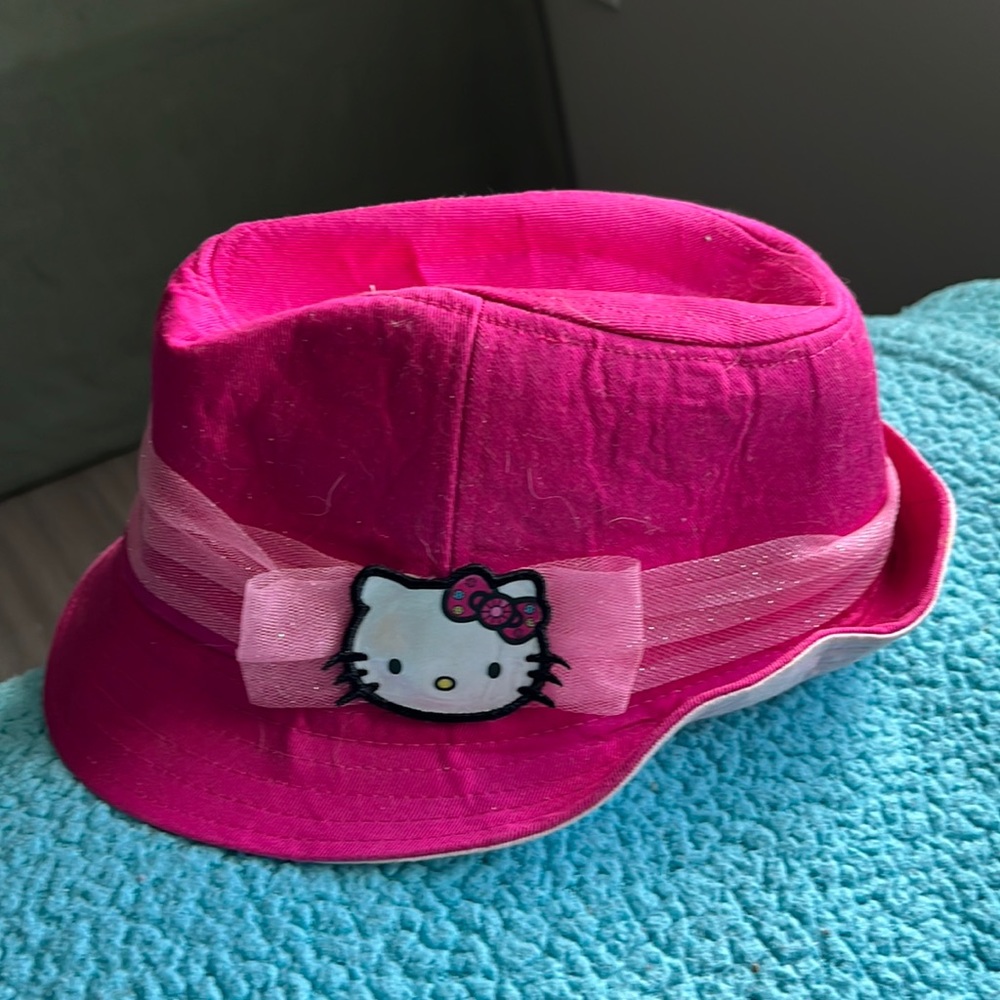 HELLO KITTY🐈‍⬛ PINK FEDORA HAT🫶🏼❣️